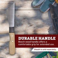 Lettuce Knife Carbon Steel Blade Wood Handle