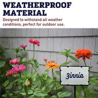 25 Blank Waterproof Sign Cards 7" x 5"