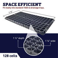 128 Cell Plug Trays