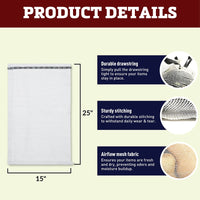 Mesh Produce Bags for Onions / Corn / Potatoes 15" x 25"