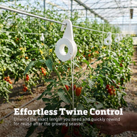 Bobbin Plant Hanger with Twine