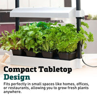 SunBlaster Micro Grow Light Garden - White