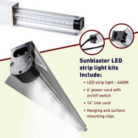 SunBlaster 4' LED Light Strip 6400K