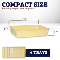 Perma-Nest 12" x 8" Tan Trays