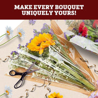 Clear Bouquet Sleeves (Large)