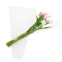 Large Clear Sealed Bottom Bouquet Sleeves