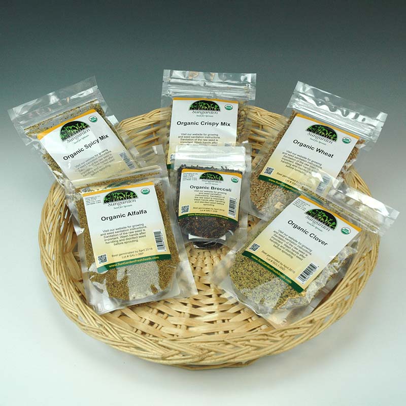 Sprouts Lovers Collection Organic Seeds