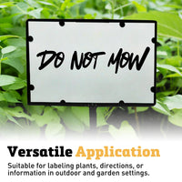 25 Blank Waterproof Sign Cards 11" x 7"