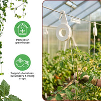 Bobbin Plant Hanger with Twine