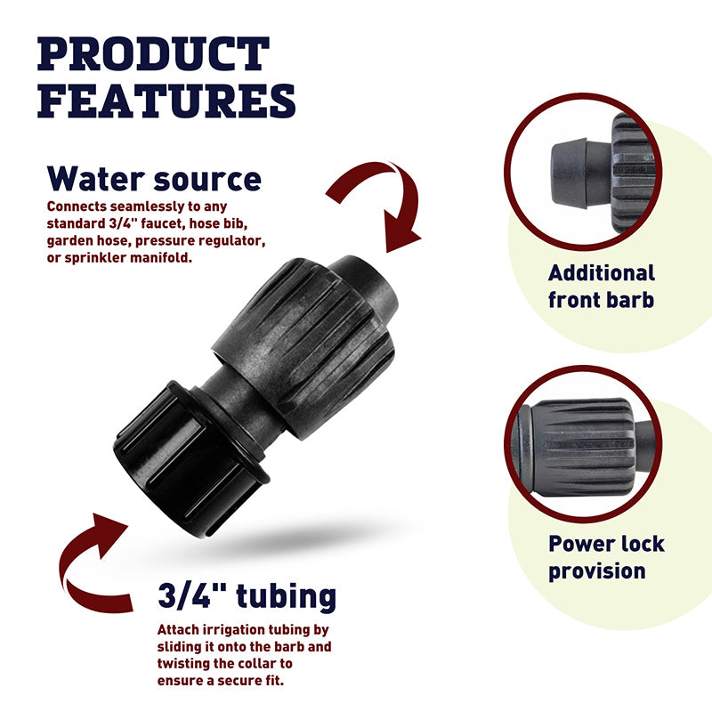 3/4 in. Female Hose to 3/4 in. Main Line Adaptor