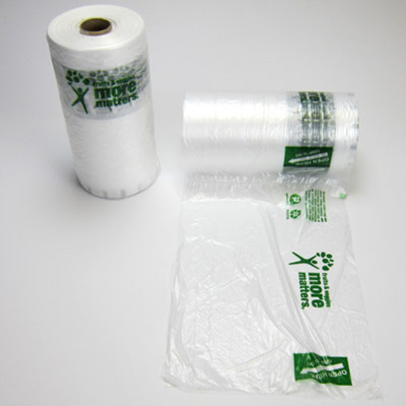 Plastic Produce Bag Rolls - 10" x 15"