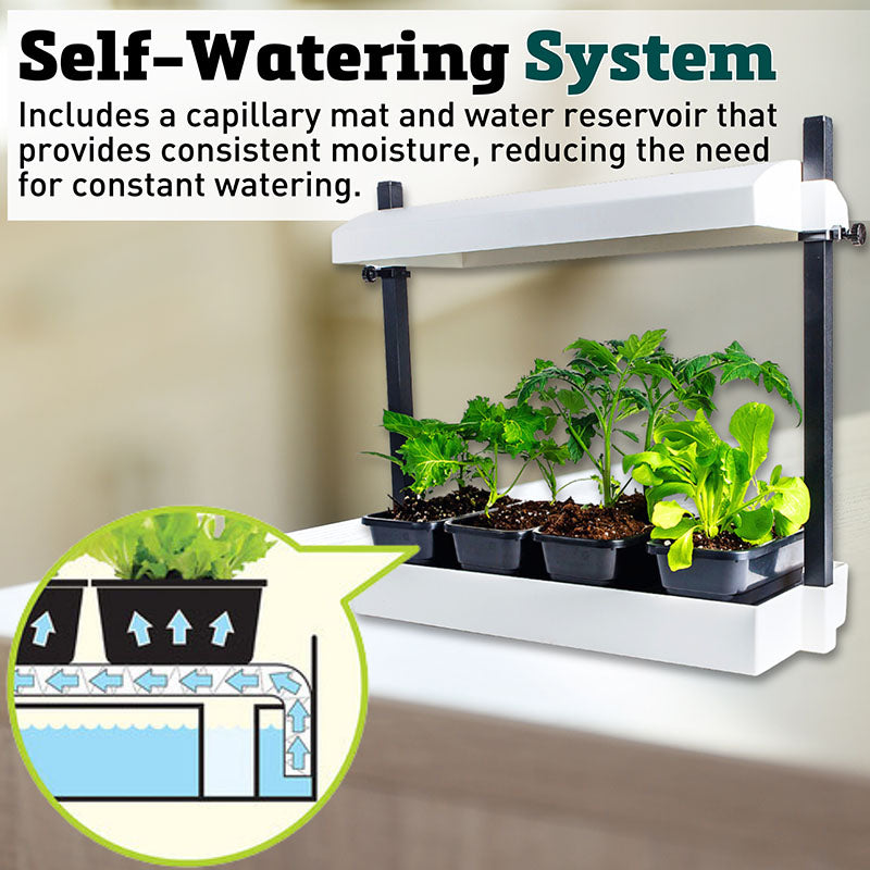 SunBlaster Micro Grow Light Garden - White