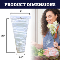 Small Sealed Bottom Bouquet Sleeves