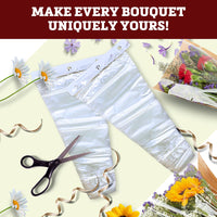 Small Sealed Bottom Bouquet Sleeves