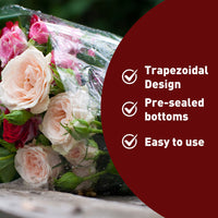 Small Sealed Bottom Bouquet Sleeves