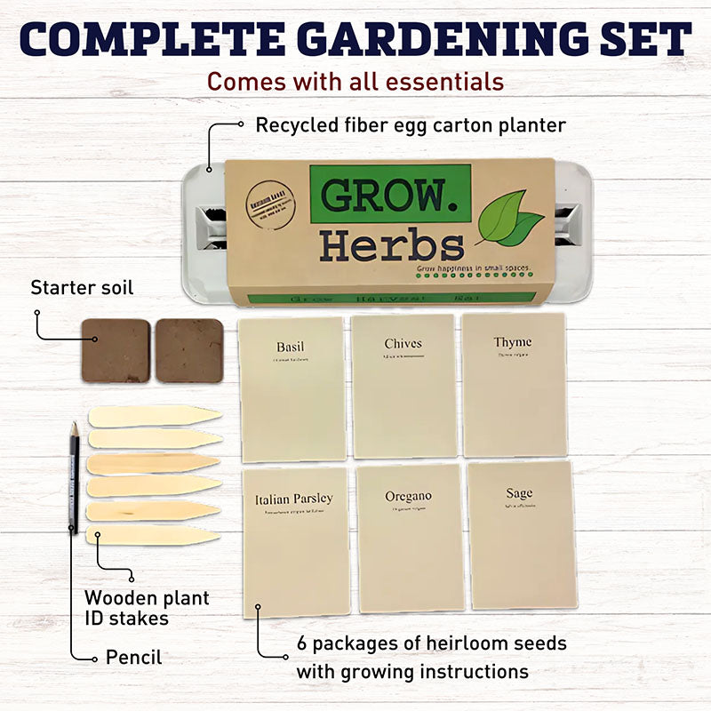 Grow Gardens Grow Herbs Kit