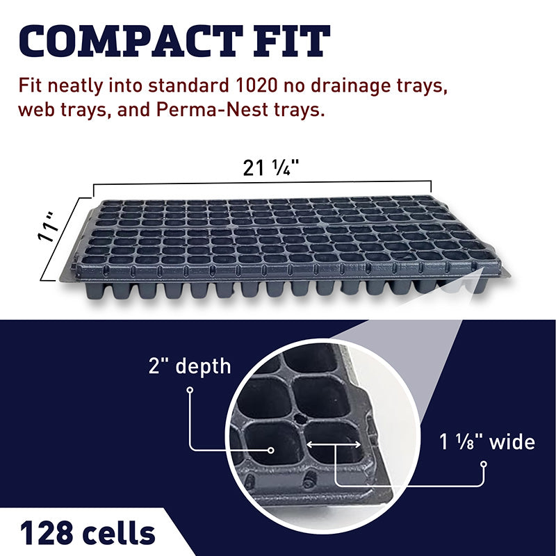 128 Deep Cell Plug Trays