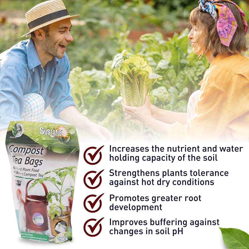 Suståne Compost Tea Bags Organic Fertilizer