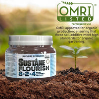 Suståne Flourish Organic 8-2-4 WDF Fertilizer