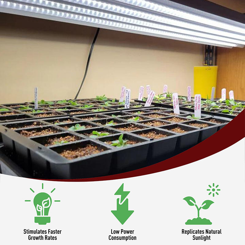 4’ Active Grow 4 Tube Wide Spectrum T5 HO LED Light Fixture