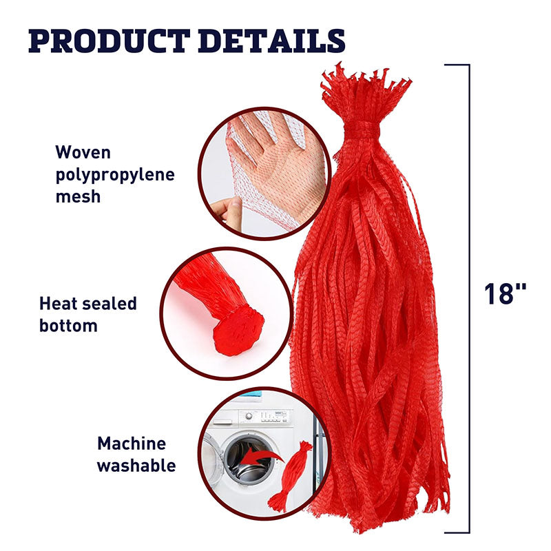 Sealed Bottom Mesh Bags 18"