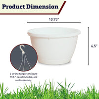Saucerless Grower Baskets for Hanging Baskets (50)