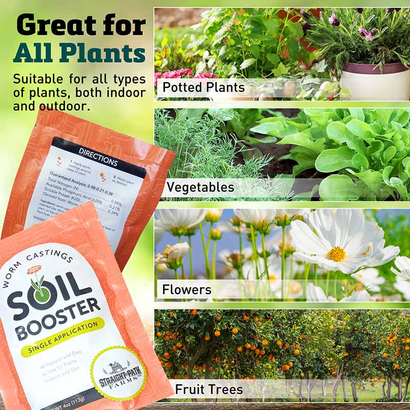 Worm Castings Soil Booster 4 oz.