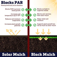 Solar Plastic Mulch 4' x 50'